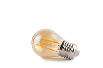 Żarówka vintage retro Edison Filament  LED 2W G45 E27 2300K amber barwa ciepła