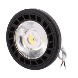 Żarówka AR111 COB LED czarna 12° 35W 3000K ciepła barwa