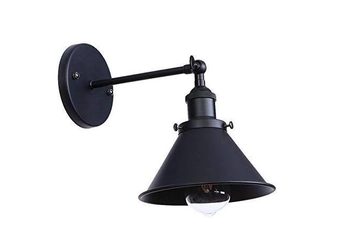 Kinkiet ścienny lampa na E27 czarna Retro metalowa