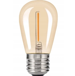 Żarówka vintage retro Edison Filament  LED 1W ST45 E27 2300K barwa ciepła