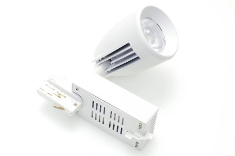 Reflektor LED lampa szynowa biała 45W 3 fazowa 4500K 5000lm kąt świecenia 40° Reflektor LED lampa szynowa biała 45W 3 fazowa 4500K 5000lm kąt świecenia 40°