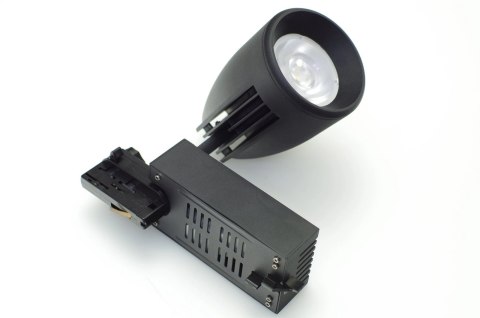 Reflektor LED lampa szynowa czarna 45W 3 fazowa 4500K 5000lm kąt świecenia 40° Reflektor LED lampa szynowa czarna 45W 3 fazowa 4500K 5000lm kąt świecenia 40°