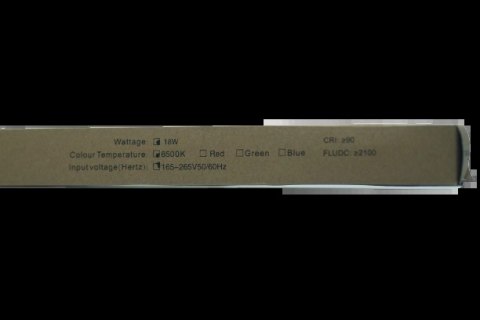 Świetlówka LED T8 aluminium plastik 18W 120cm 6500K 2100lm zasilanie dwustronne Świetlówka LED T8 aluminium plastik 18W 120cm 6500K 2100lm zasilanie dwustronne
