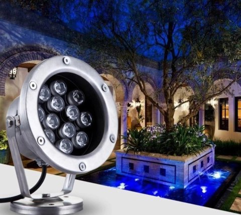 Lampa basenowa fontannowa LED 9W Blue IP65 Lampa basenowa fontannowa LED 9W Blue IP65