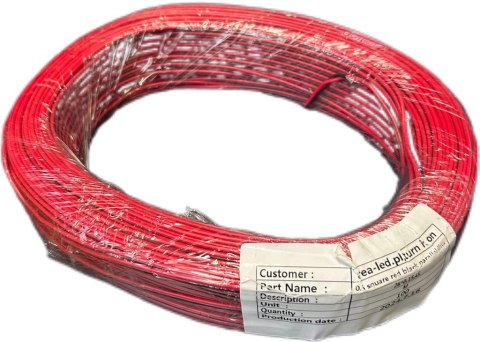 Kabel dwużyłowy do LED przewód 2*0.15 100m/rolka miedziany Kabel dwużyłowy do LED przewód 2*0.15 100m/rolka miedziany