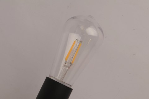 Kinkiet Ścienny LED E27 Czarny Loft Metalowy z USB Bezprzewodowy Kinkiet Ścienny LED E27 Czarny Loft Metalowy z USB Bezprzewodowy