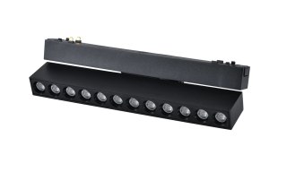 Lampa magnetyczna LED 12W 4000K szynowa liniowa czarna