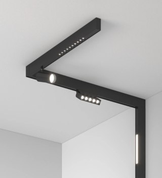 Lampa magnetyczna LED 12W 4000K szynowa liniowa czarna