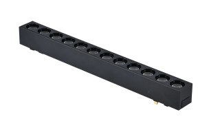 Lampa magnetyczna LED 12W 6000K szynowa liniowa czarna 48V