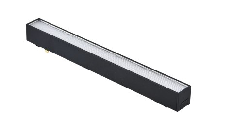 Lampa magnetyczna LED 20W 4000K szynowa liniowa czarna 48V neutralna barwa Lampa magnetyczna LED 20W 4000K szynowa liniowa czarna 48V neutralna barwa