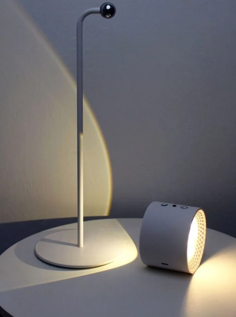 Lampka LED biurkowa kinkiet magnetyczna bezprzewodowa 3w1 biała 10W USB Lampka LED biurkowa kinkiet magnetyczna bezprzewodowa 3w1 biała 10W USB