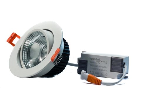 Oczko oprawa sufitowa Downlight COB 10W 4000K 1200lm 230V Oczko oprawa sufitowa Downlight COB 10W 4000K 1200lm 230V