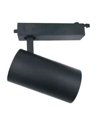 Reflektor LED lampa szynowa czarna 30W 1 fazowa 4000K 1800lm z dyfuzorem