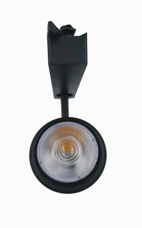 Reflektor LED lampa szynowa czarna 30W 1 fazowa 4000K 1800lm z dyfuzorem Reflektor LED lampa szynowa czarna 30W 1 fazowa 4000K 1800lm z dyfuzorem