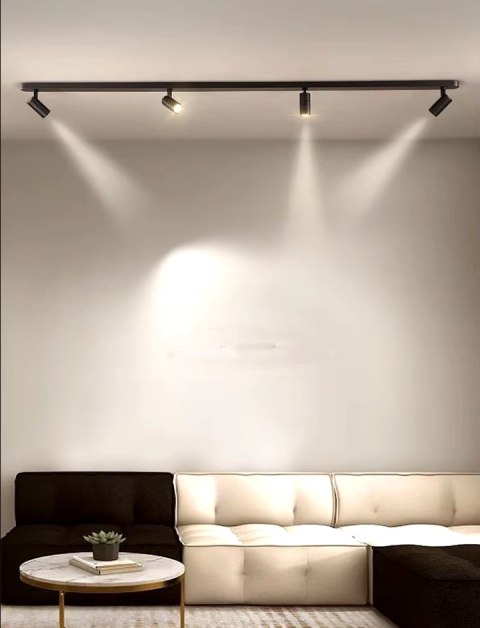 Reflektor LED lampa szynowa czarna 30W 1 fazowa 4000K 1800lm z dyfuzorem Reflektor LED lampa szynowa czarna 30W 1 fazowa 4000K 1800lm z dyfuzorem