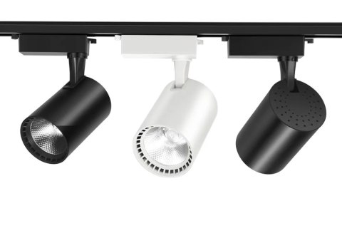 Reflektor LED szynowy lampa szynowa 30W 1 fazowa 3000K biała Reflektor LED szynowy lampa szynowa 30W 1 fazowa 3000K biała