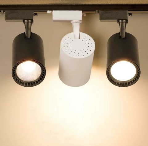Reflektor LED szynowy lampa szynowa 30W 1 fazowa 3000K biała Reflektor LED szynowy lampa szynowa 30W 1 fazowa 3000K biała