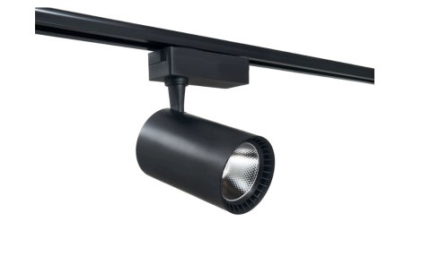 Reflektor LED szynowy lampa szynowa 30W 1 fazowa 3000K czarna Reflektor LED szynowy lampa szynowa 30W 1 fazowa 3000K czarna