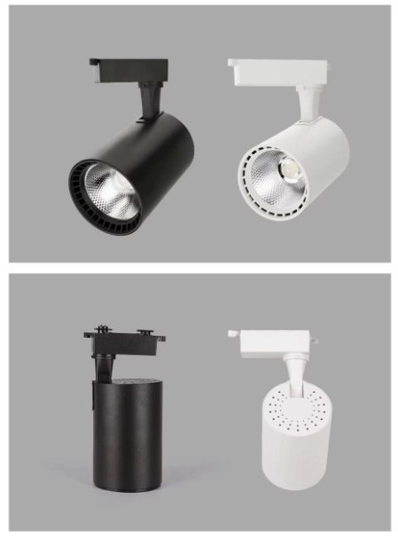 Reflektor LED szynowy lampa szynowa 30W 1 fazowa 6000K czarna Reflektor LED szynowy lampa szynowa 30W 1 fazowa 6000K czarna