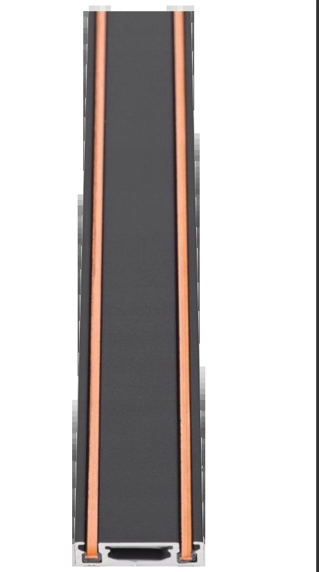 Szyna magnetyczna natynkowa jednofazowa Ultra Slim 48V 2m czarna Szyna magnetyczna natynkowa jednofazowa Ultra Slim 48V 2m czarna