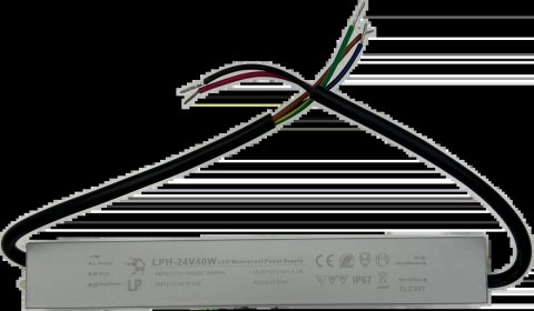 ZASILACZ 40W 24V HERMETYCZNY LPH40W EKSTRA SLIM IP67 ZASILACZ 40W 24V HERMETYCZNY LPH40W EKSTRA SLIM IP67