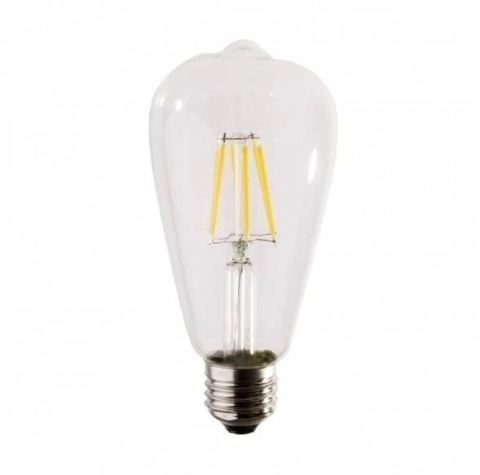 Zestaw girlanda ogrodowa żarówkowa 15m 15pkt + 15 szt żarówka vintage Edison LED 4W ST64 E27 4000K Zestaw girlanda ogrodowa żarówkowa 15m 15pkt + 15 szt żarówka vintage Edison LED 4W ST64 E27 4000K