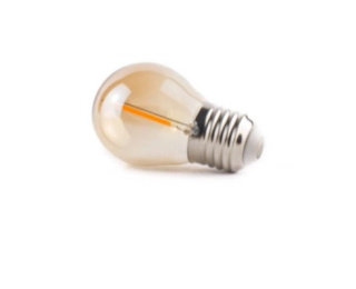 Zestaw girlanda ogrodowa 20m 40pkt + 40szt żarówka 1W G45 E27 2300K ciepła amber