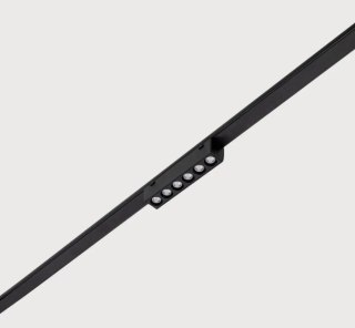 Lampa magnetyczna LED 6W 3000K szynowa liniowa czarna 48V ciepła barwa