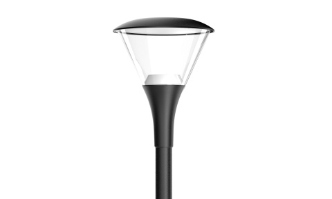 Lampa parkowa latarnia uliczna czarna LED 60W 5000K 6000lm ściemnialna 3w1 Lampa parkowa latarnia uliczna czarna LED 60W 5000K 6000lm ściemnialna 3w1