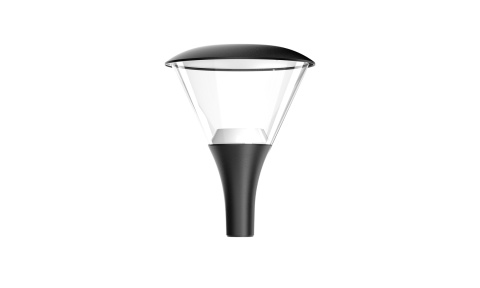 Lampa parkowa latarnia uliczna czarna LED 60W 5000K 6000lm ściemnialna 3w1 Lampa parkowa latarnia uliczna czarna LED 60W 5000K 6000lm ściemnialna 3w1