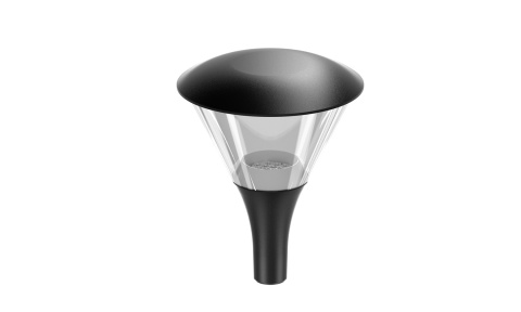 Lampa parkowa latarnia uliczna czarna LED 60W 5000K 6000lm ściemnialna 3w1 Lampa parkowa latarnia uliczna czarna LED 60W 5000K 6000lm ściemnialna 3w1