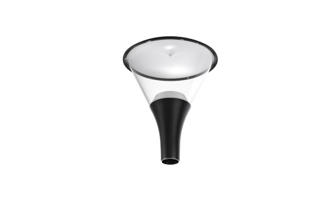 Lampa parkowa latarnia uliczna czarna LED 60W 5000K 6000lm ściemnialna 3w1 Lampa parkowa latarnia uliczna czarna LED 60W 5000K 6000lm ściemnialna 3w1