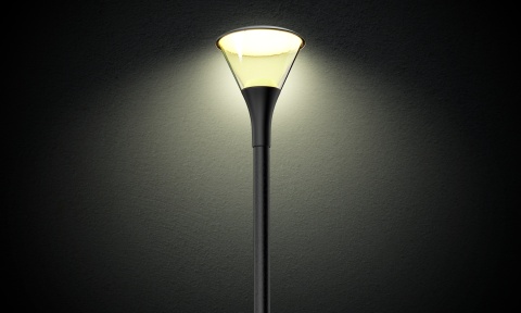 Lampa parkowa latarnia uliczna czarna LED 60W 5000K 6000lm ściemnialna 3w1 Lampa parkowa latarnia uliczna czarna LED 60W 5000K 6000lm ściemnialna 3w1