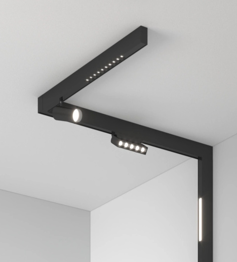 Oświetlenie szynowe magnetyczne 1x SZYNA 1m + 2x10W lampa liniowa + 1x12W lampa liniowa magnetyczna zimna barwa LED Oświetlenie szynowe magnetyczne 1x SZYNA 1m + 2x10W lampa liniowa + 1x12W lampa liniowa magnetyczna zimna barwa LED