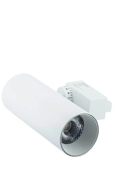 Reflektor LED lampa szynowa biała 20W 1 fazowa 3000K 1800lm kąt świecenia 30° Reflektor LED lampa szynowa biała 20W 1 fazowa 3000K 1800lm kąt świecenia 30°