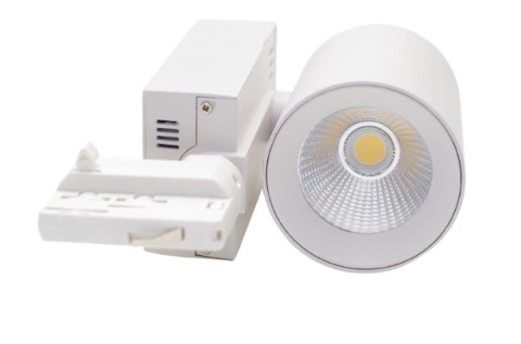 Reflektor LED lampa szynowa biała 35W 3 fazowa 4500K 4200lm kąt świecenia 35° Reflektor LED lampa szynowa biała 35W 3 fazowa 4500K 4200lm kąt świecenia 35°