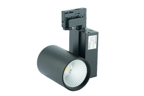 Reflektor LED lampa szynowa czarna 35W 3 fazowa 4500K 3500lm kąt świecenia 35° Reflektor LED lampa szynowa czarna 35W 3 fazowa 4500K 3500lm kąt świecenia 35°