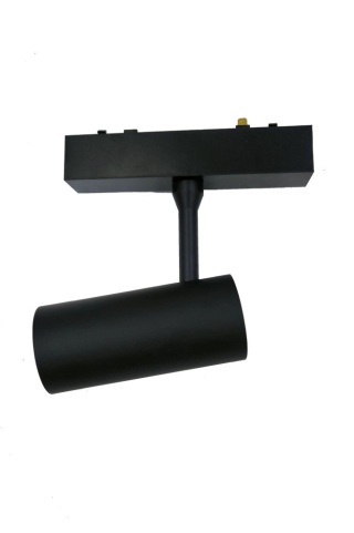 Reflektor Spot Szynowy Magnetyczny LED 10W 4000K 48V Czarny - Nowoczesne Oświetlenie