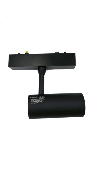 Reflektor Spot Szynowy Magnetyczny LED 24W 4000K 48V Czarny - Nowoczesne Oświetlenie