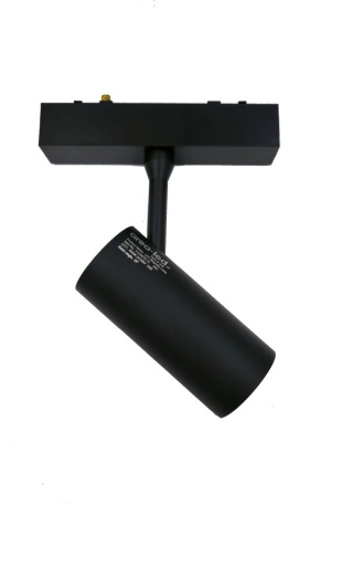 Reflektor Spot Szynowy Magnetyczny LED 24W 6000K 48V Czarny - Nowoczesne Oświetlenie