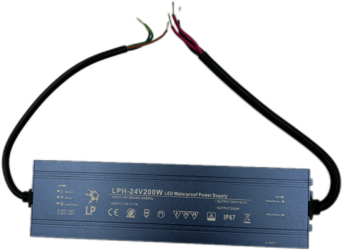 ZASILACZ 200W 24V HERMETYCZNY LPH200W EKSTRA SLIM IP67 ZASILACZ 200W 24V HERMETYCZNY LPH200W EKSTRA SLIM IP67