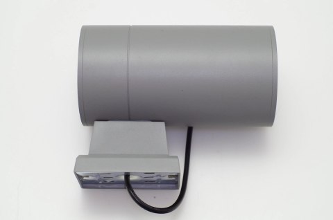 Lampa elewacyjna natynkowa punktowa kinkiet szara 1x9W 1200lm IP65 Kąt świecenia: 45 ° Lampa elewacyjna natynkowa punktowa kinkiet szara 1x9W 1200lm IP65 Kąt świecenia: 45 °