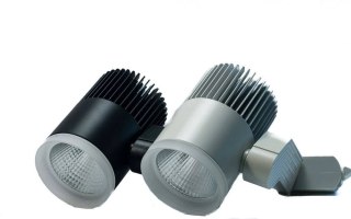 Reflektor LED lampa szynowa czarna 30W 3 fazowa 4500K 3500lm kąt świecenia 30°