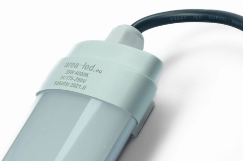 Lampa hermetyczna liniowa płaska LED 120cm 36W 6000K 3000lm Lampa hermetyczna liniowa płaska LED 120cm 36W 6000K 3000lm