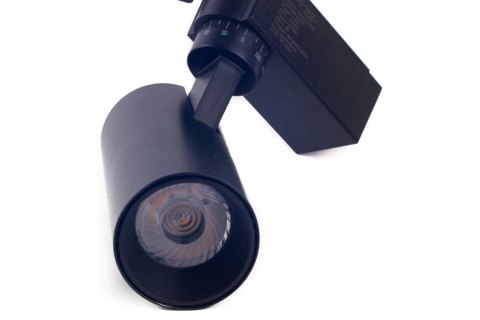 Reflektor LED lampa szynowa czarna 10W 1 fazowa 4000K 1000lm kąt świecenia 30° Reflektor LED lampa szynowa czarna 10W 1 fazowa 4000K 1000lm kąt świecenia 30°
