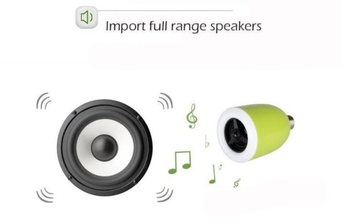 Żarówka LED smart głośnik bluetooth E27 5W biała Żarówka LED smart głośnik bluetooth E27 5W biała