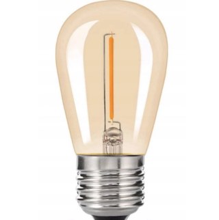 Żarówka vintage retro Edison Filament LED 1W ST45 E27 2300K barwa ciepła